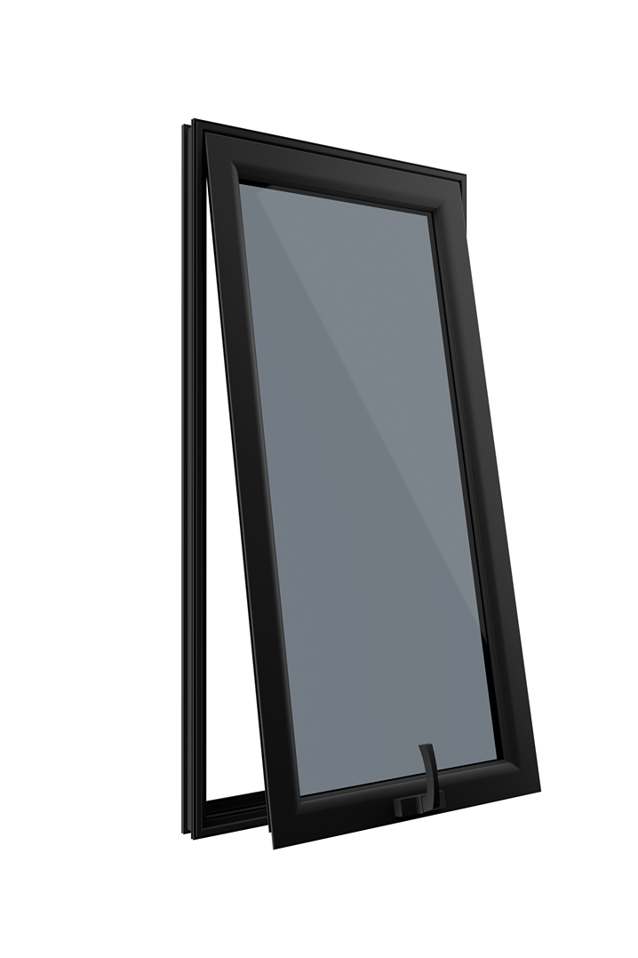 45 Series - Top Hung Inside Open - Black